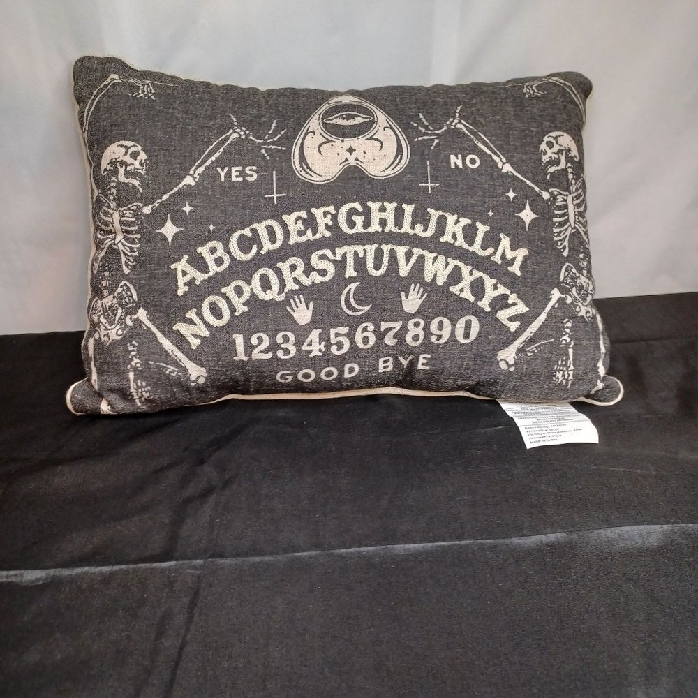 OUIJA BOARD PILLOW BY NANTUCKET DISTRIBUTING